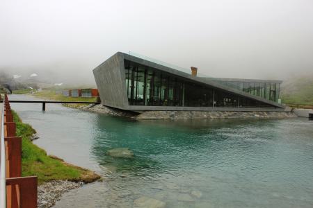现代建筑, 罗斯蒂, 挪威, 水, 瀑布, 桥-男人作结构, 建筑的结构