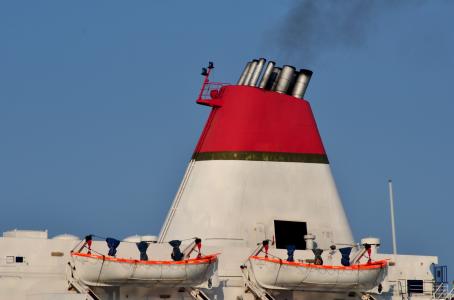 烟囱, 船舶, 蒸笼, 游轮, 海洋, 吸烟, 旅行