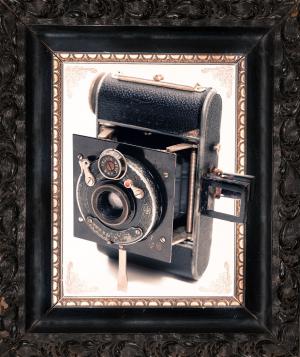 相机, 框架, 老, 年份, 古董, 照片, 电影