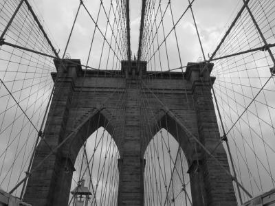 纽约, 美国, nowyjork, 纽约, 视图, 桥梁, 建筑