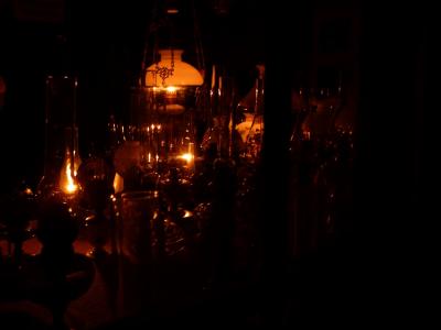 灯具, 黑暗, 光, 黑暗, 晚上, 石油, 蜡烛