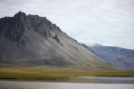 冰岛, 山, 湖, 反思, 淋浴, 山脉, 风景