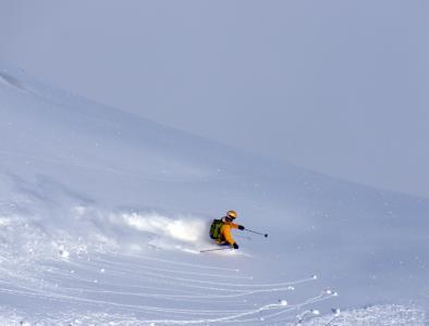 一个极端, 滑雪者, 冬天, 体育, 生活方式, 家伙, 户外