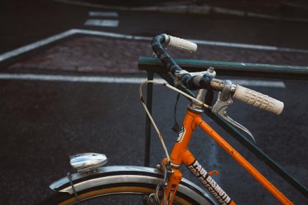 自行车, 自行车, 把手, 周期, 骑自行车, 街道, 环保