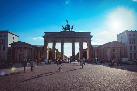 柏林, 勃兰登堡门, 感兴趣的地方, 德国, quadriga, 具有里程碑意义, 目标