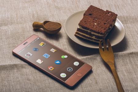 安卓系统, android 手机, 烘烤, 早餐, 蛋糕, 糖果, 手机