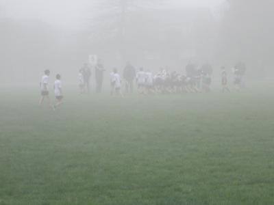 橄榄球, 雾, 体育, 玩, 团队, 竞争, 戏剧