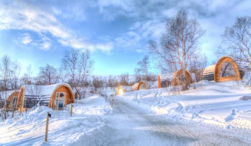 希尔克内斯, 挪威, 建筑, 山脉, 景观, 雪, 自然