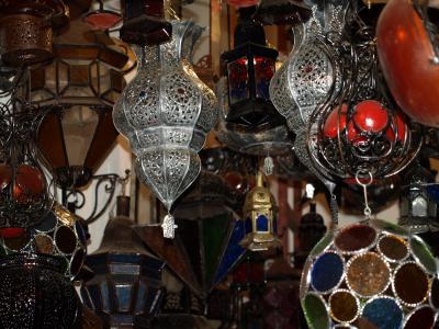 摩洛哥, 灯, 灯具, 市场, 光, 装饰, 气氛