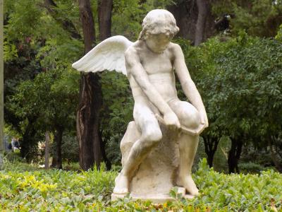 丘比特, 雕像, 扎皮翁花园, 雅典, 希腊