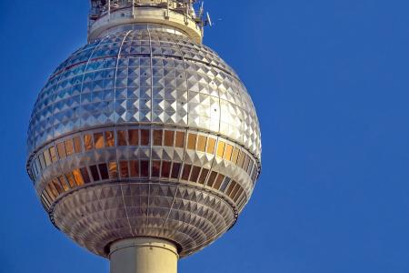 广播电视塔, 柏林, 亚历山大广场, 感兴趣的地方, 具有里程碑意义, 球, 闪亮