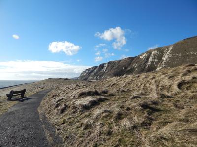 多佛的白色悬崖, 英格兰, 英国, 海, 粉笔, 英语, 具有里程碑意义