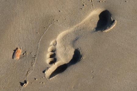 足迹, 沙海中的足迹, 沙子
