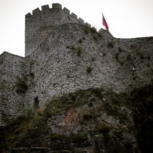 城堡, zil 城堡, 土耳其, 城堡废墟, 景观, 国旗, 城堡形象