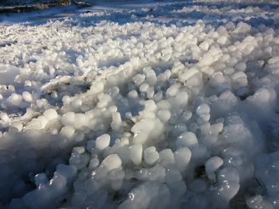 冰, 巴拉顿湖, 冬天, 自然, 雪
