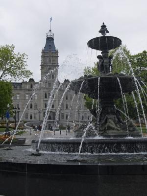 喷泉, 魁北克市, 魁北克省, 加拿大, 建设, 城市, 教会