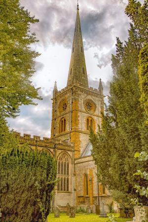 圣三一教堂, 斯特拉特福雅芳, 建筑, 英格兰, 沃里克郡, 英国, 具有里程碑意义