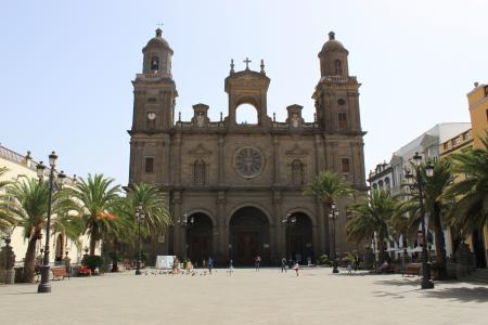 拉斯帕尔马斯, 大教堂, 大加那利岛, 西班牙, 加那利群岛, 城市, 西班牙语