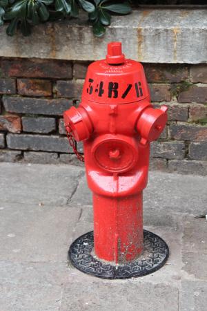 消火栓, 水, 消防, 消防栓, 管, 红色, 出