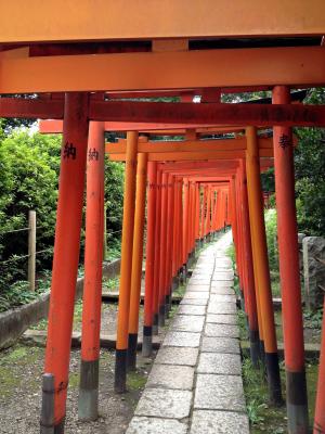 日本, 东京, 上野, 靖国神社, 鸟居, 根神社, 建设