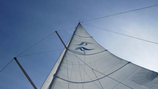 帆, 天空, 假日, 蓝色, 索具, 桅杆, 白色