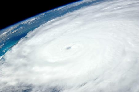 飓风, 艾琳, 国际空间站, 2011, 云彩, 天气, 风暴