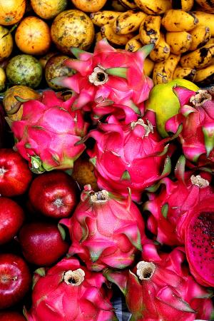 巴厘岛, 水果, 红色水果, 异国情调的水果, 分类, 显示, 多彩