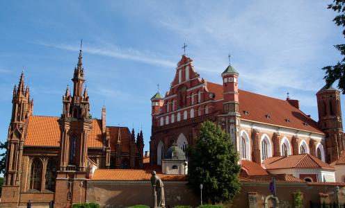 立陶宛, 安妮圣洁教会, 砖, 尖