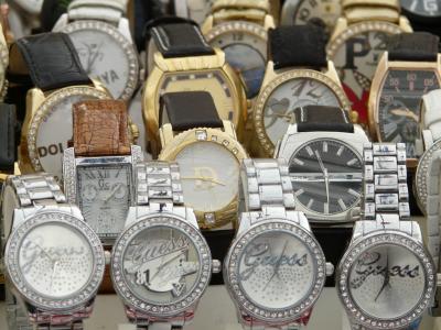 手表, 手腕的手表，, 时间, 出售, 金, 银, 手表