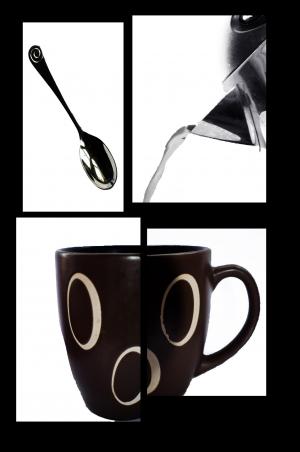 咖啡, 饮料, 茶, 火锅, 水, 壶, 勺子