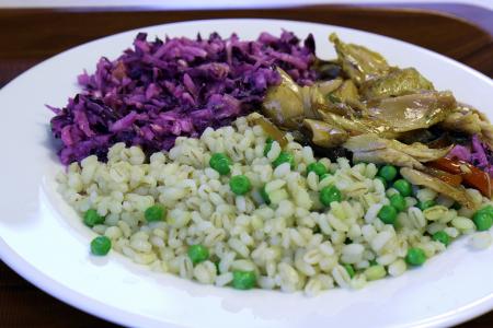 吃, 豌豆, 荞麦, 肉, 第二道菜, 一道菜, 顿饭