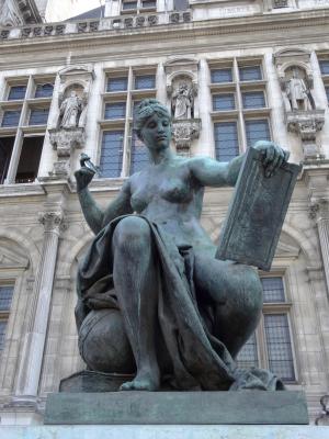 铜像, 女性裸体, 科学, 青铜器, 雕像, 雕塑, 欧洲