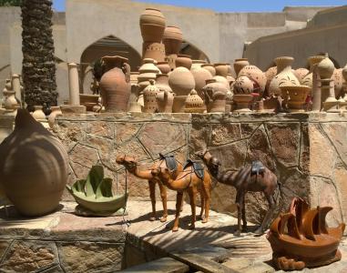 阿曼, 骆驼, 旅行, 阿拉伯, 旅游, 纪念品, 花盆