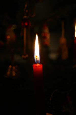 蜡烛, 圣诞节, 希望, 来临, 光, 蜡烛的火焰