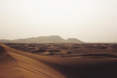 沙漠, 沙丘, 沙子, 景观, 干, 热, 干旱