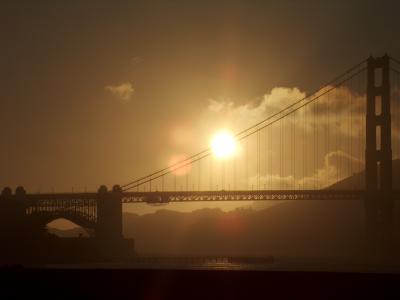 日落, 桥梁, 著名