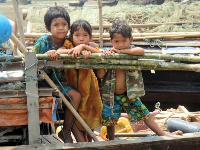 儿童, 贫困, 女孩, 姐妹们, 男孩, 缅甸, 青年