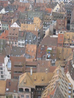 屋顶, 史特拉斯堡, 法国, 家园, 绕组, 天窗窗口, 旧城