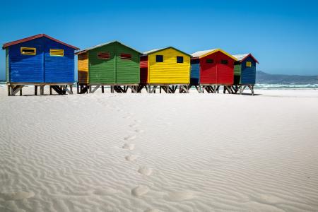 梅森, 海边的房子, 小木屋, 沙子, 海滩, 非洲, 南非