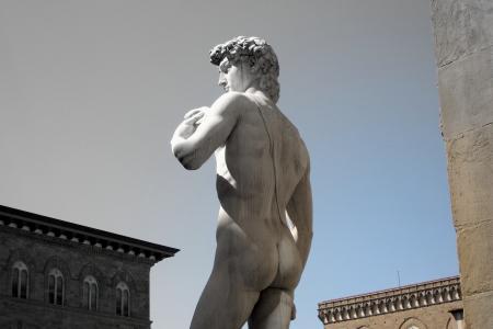 弗洛伦斯, 大卫 ·, 米开朗基罗, 雕像, 纪念碑, 雕塑, 佛罗伦萨-意大利
