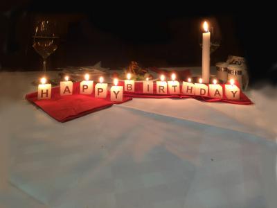 生日, 问候, 贺卡, 生日快乐, 蜡烛