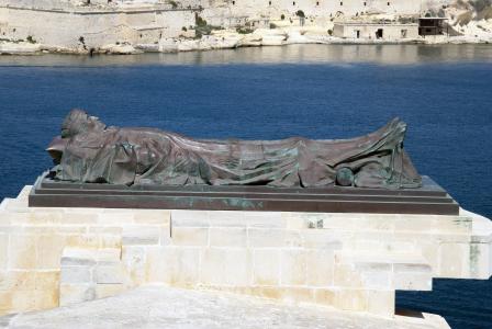 马耳他, 二战, 纪念碑, 纪念, 雕塑, 瓦莱塔, 大港