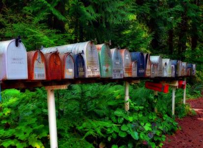 邮箱, 邮箱, 字母, 邮件, 蜗牛邮件, 包, 交付