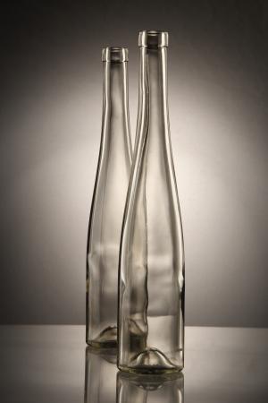 玻璃, 一瓶, 光, 工作室, 的瓶子, 曲线, 组成