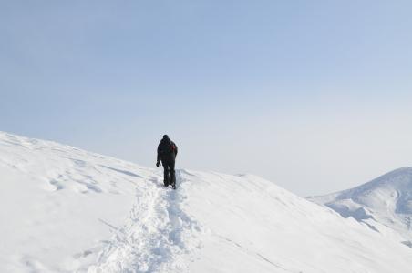 雪, 冰, 冬天, 徒步旅行, 户外, 风景名胜, 泽