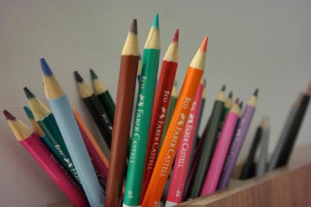 铅笔, 着色, 多彩, 彩色铅笔, 颜色, 颜色, 绘图