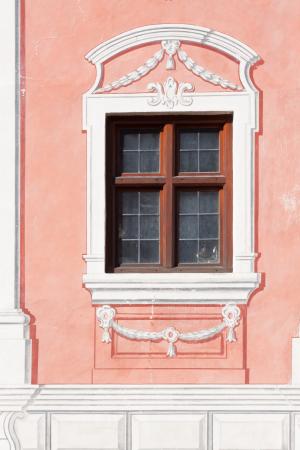 窗口, 昏暗的粉红色, 立面, 绘画, wasserburg, 白色, 装饰