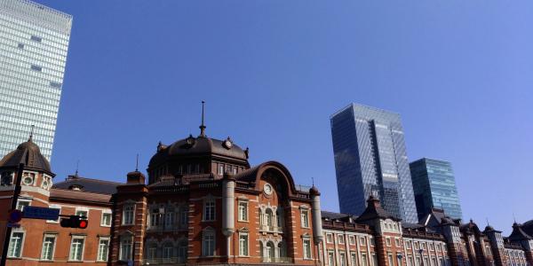 东京站, 日本, 红砖, 哥特式, 车站, 建筑, 建筑外观