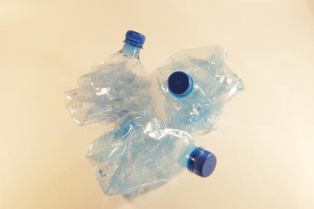 塑料瓶, 回收, 塑料, 通过参与, 垃圾, 废物, 转储箱