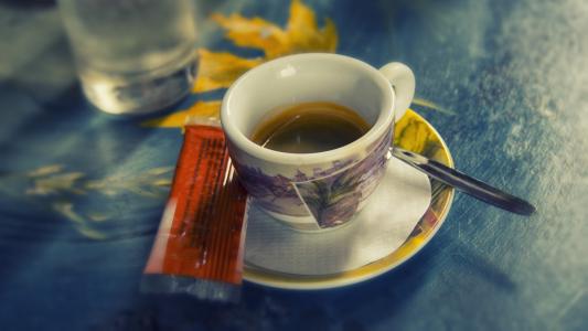 咖啡, 特浓咖啡, 咖啡杯, 喝咖啡休息时间, 饮料, 早餐, 餐厅